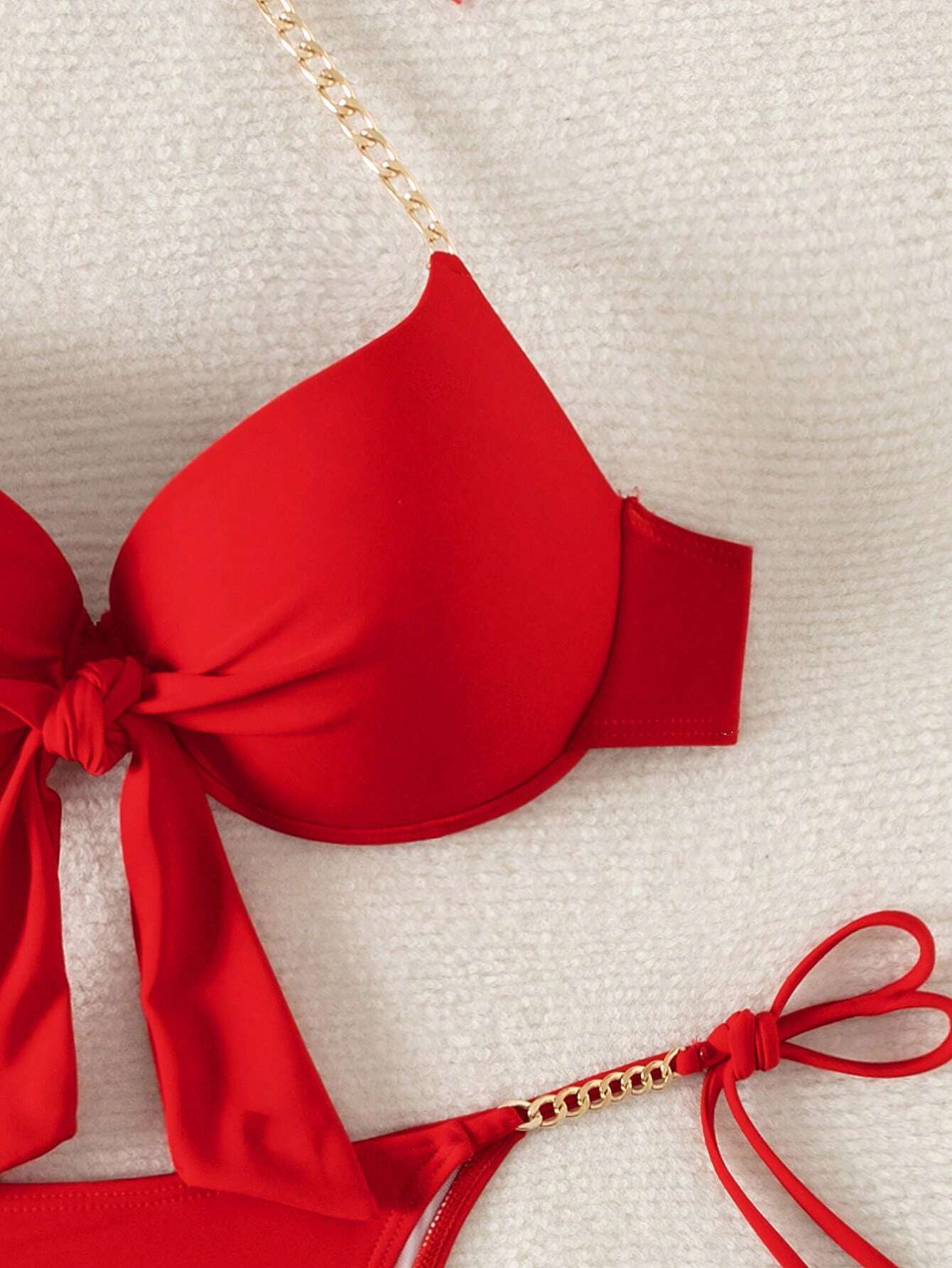 SHEIN - Conjunto de bikini de dos piezas para mujer