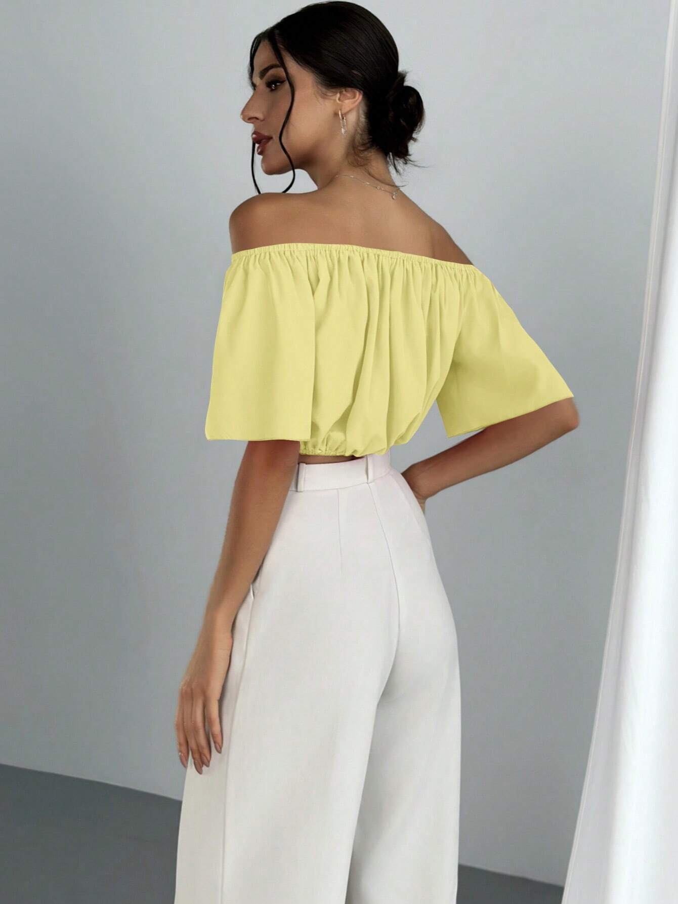 SHEIN - Aloruh Camisa corta de verano informal