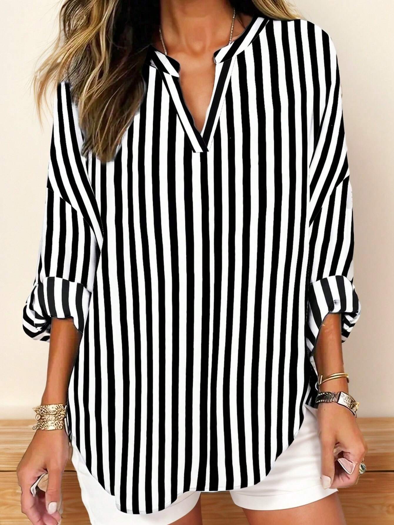 SHEIN - LUNE Camisa de verano para mujer