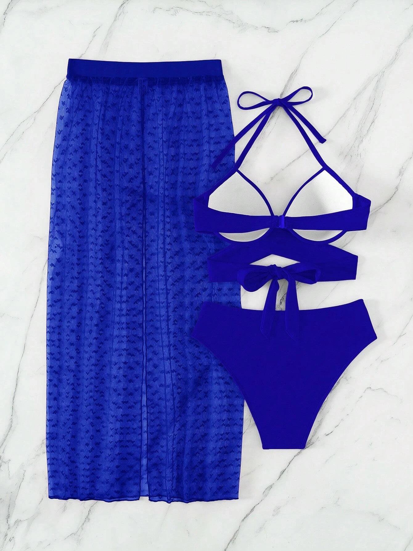 SHEIN Swim Bañador bikini push up cruzado
