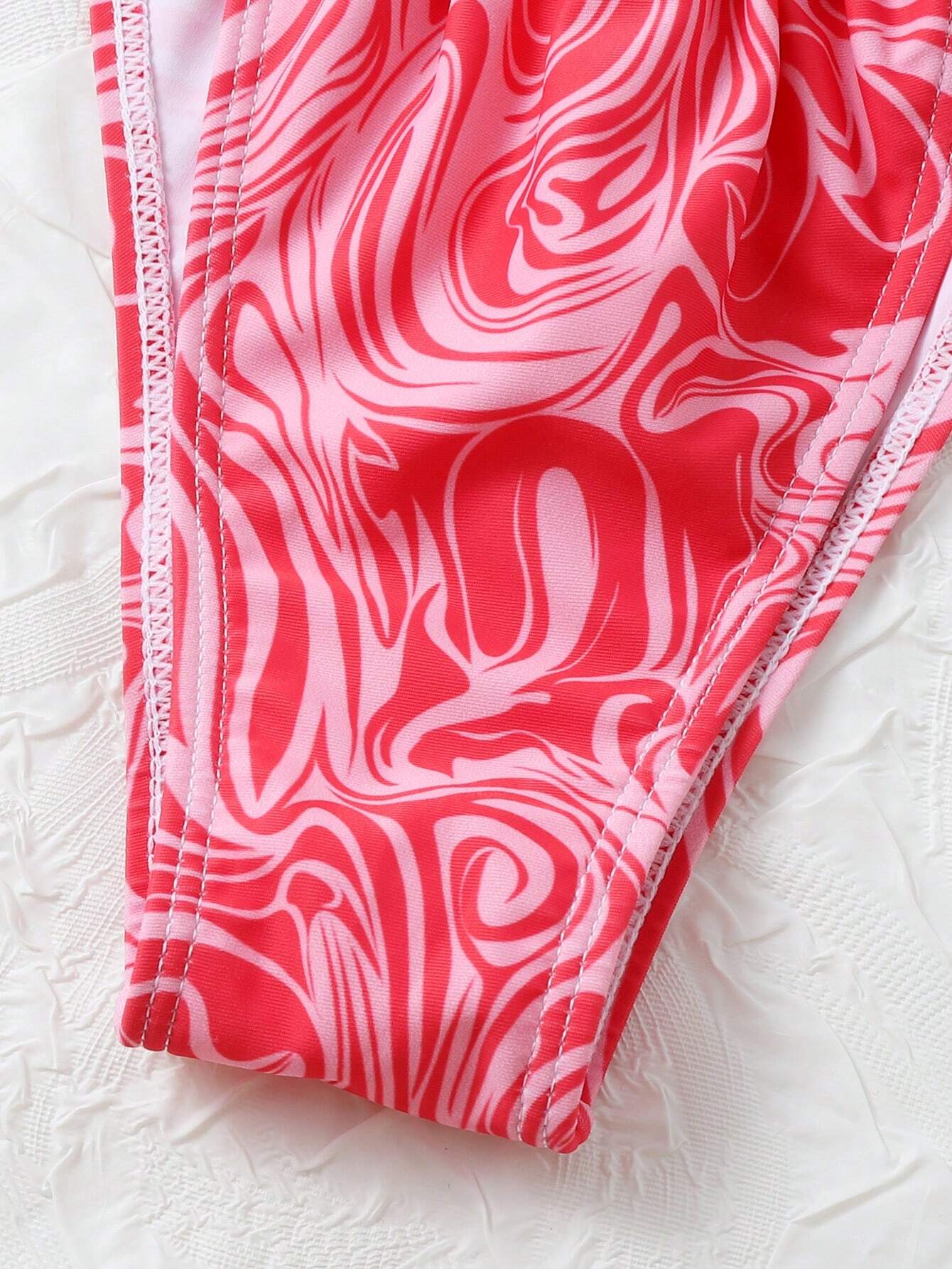 SHEIN-Bañador bikini con tanga triángulo/ MUJER
