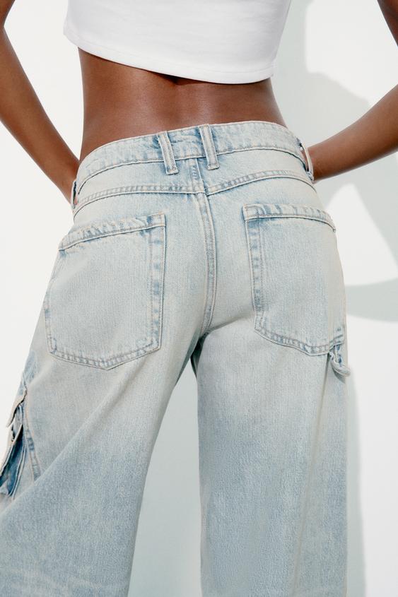 ZARA- Cargo jeans/ MUJER