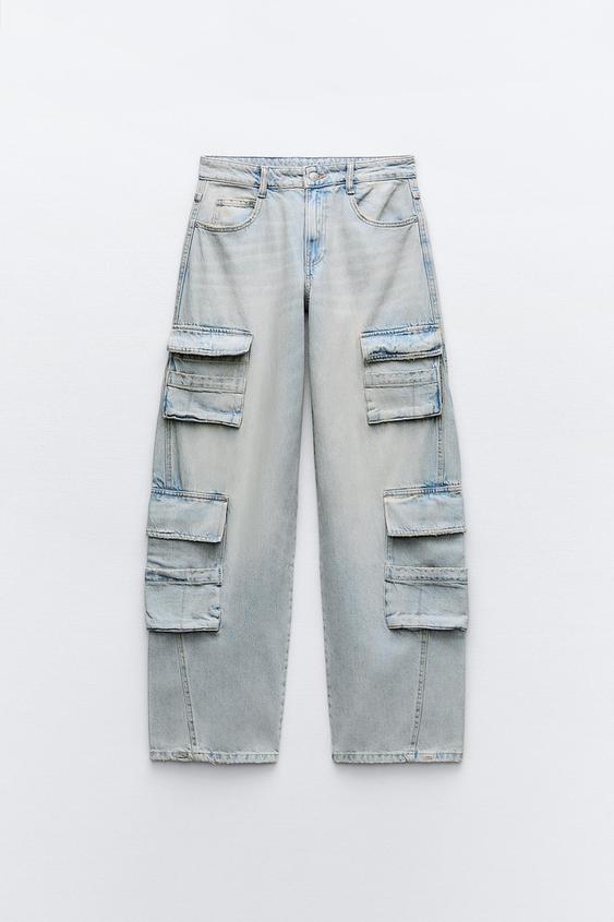 ZARA- Cargo jeans/ MUJER