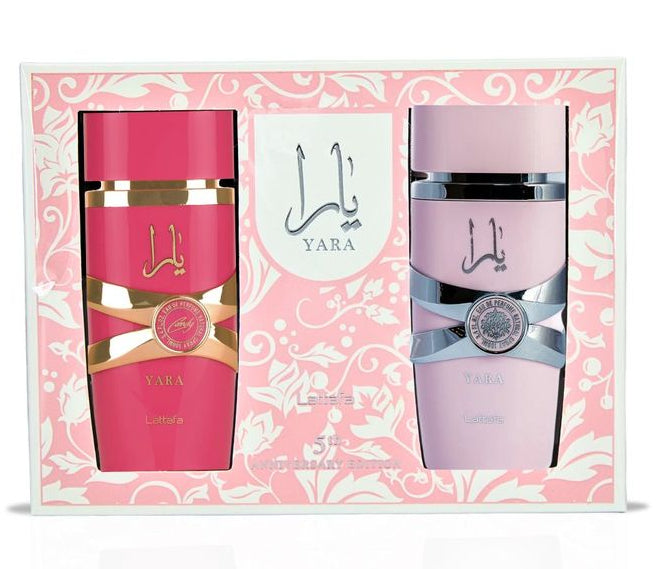 LATTAFA- Yara 5Th Anniversary 2 Pcs Yara And Candy 3.4 Oz. WOMEN