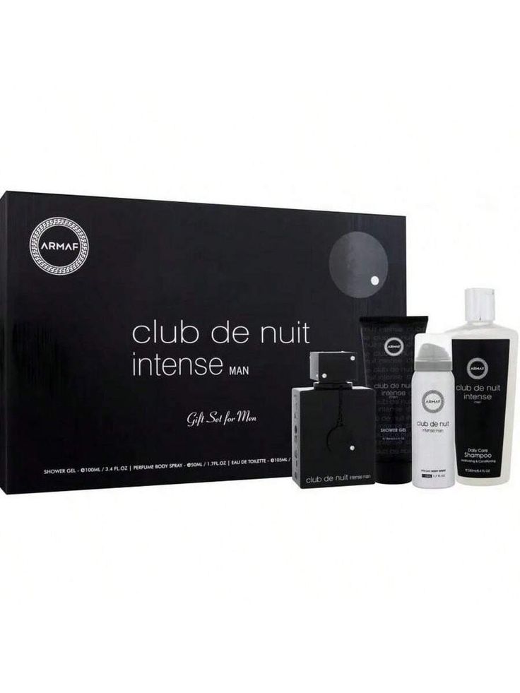 ARABE- Set Club de Nuit Intense 4 Pzas Edt
3.4 Oz. MEN