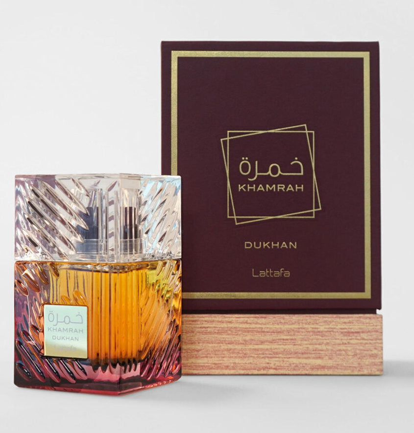 LATTAFA- Khamrah Dukhan 3.4 Oz Edp. UNISEX