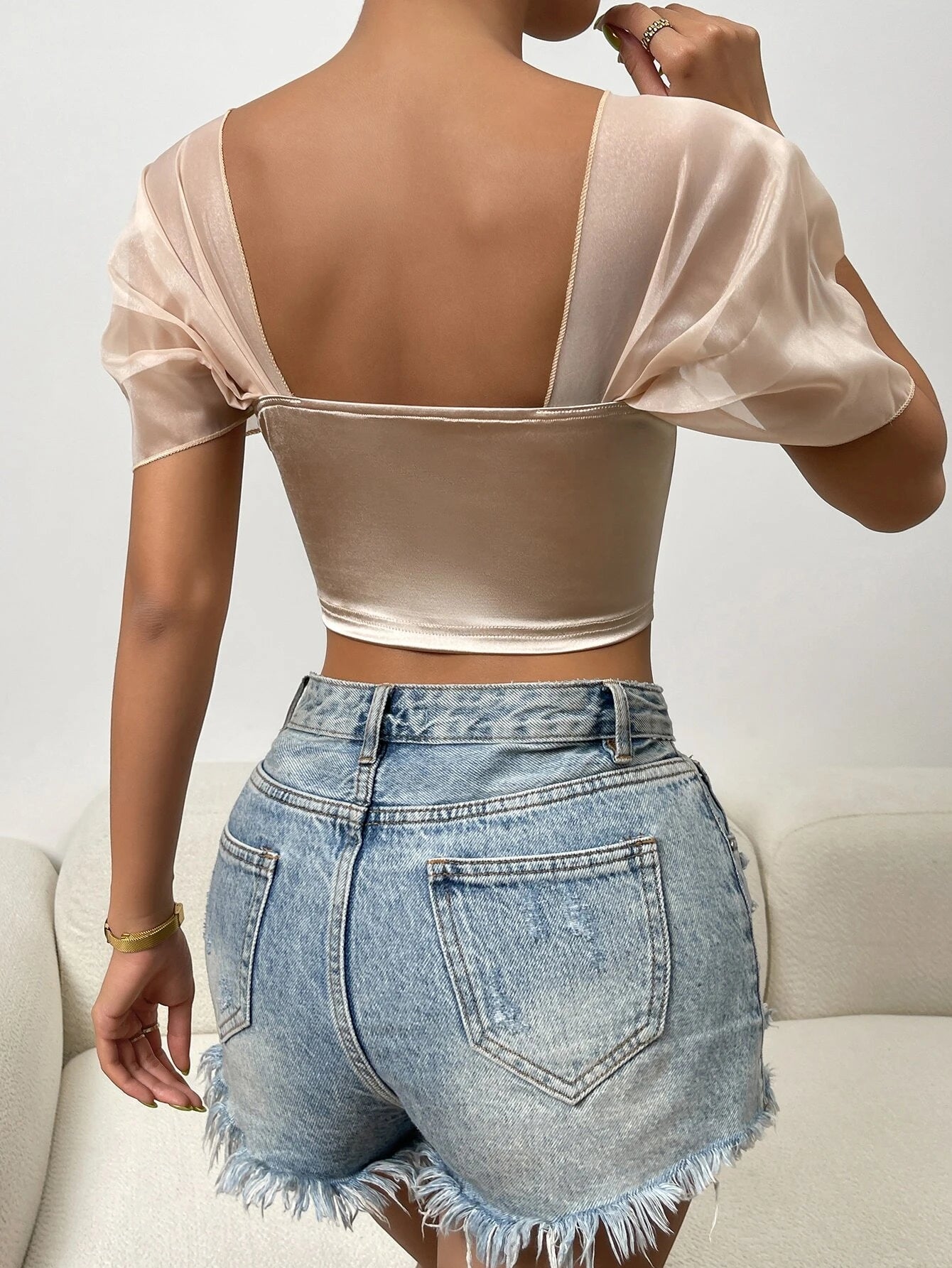SHEIN - BAE Top escote corazón