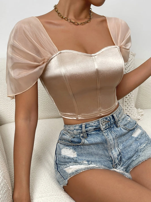 SHEIN - BAE Top escote corazón