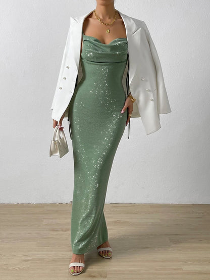 SHEIN - Belle Vestido de vestir de hombro