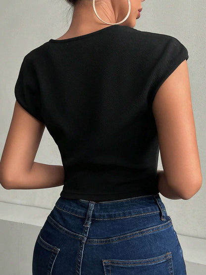 SHEIN - Privé Camiseta De Malla Transparente