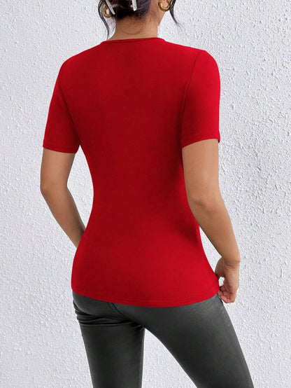 SHEIN - Privé Camiseta sexy de malla