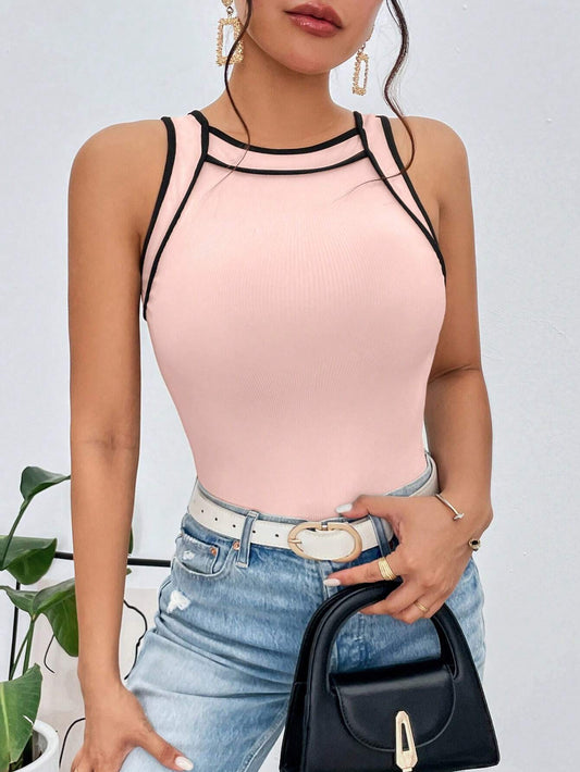 SHEIN - Privé Top De Tanque Ajustado