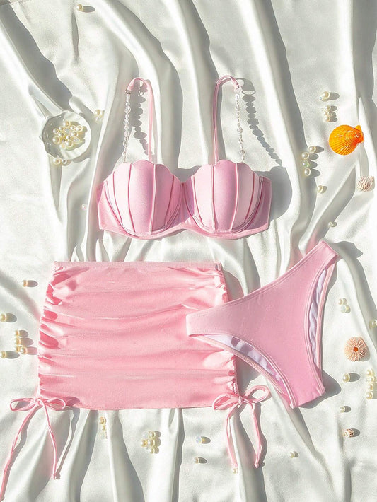 SHEIN Swim Mod Conjunto De Bañador