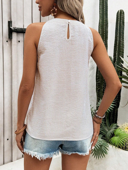 SHEIN - VCAY Blusa de verano sin mangas