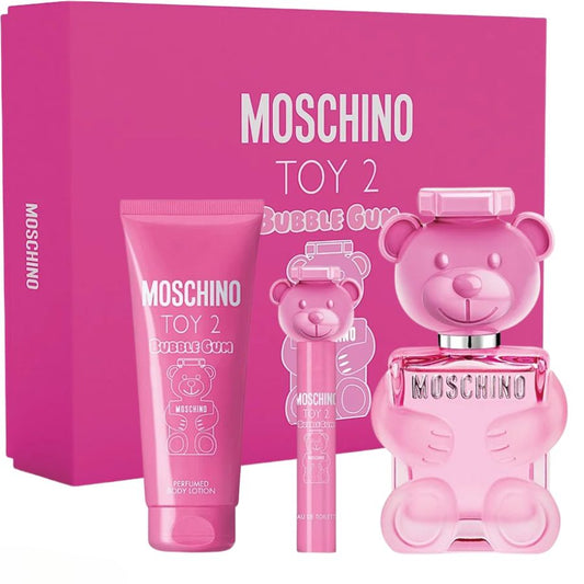 MOSCHINO- Set Toy 2 Bubble Gum 3 Pc 3.4 Oz. WOMEN