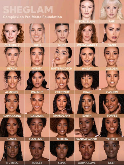 SHEGLAM- Base Matte foundation