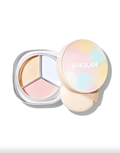 SHEGLAM- Polvo 3 en 1