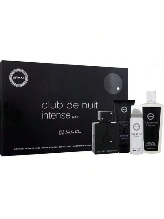 ARABE- Set Club de Nuit Intense 4 Pzas Edt
3.4 Oz. MEN