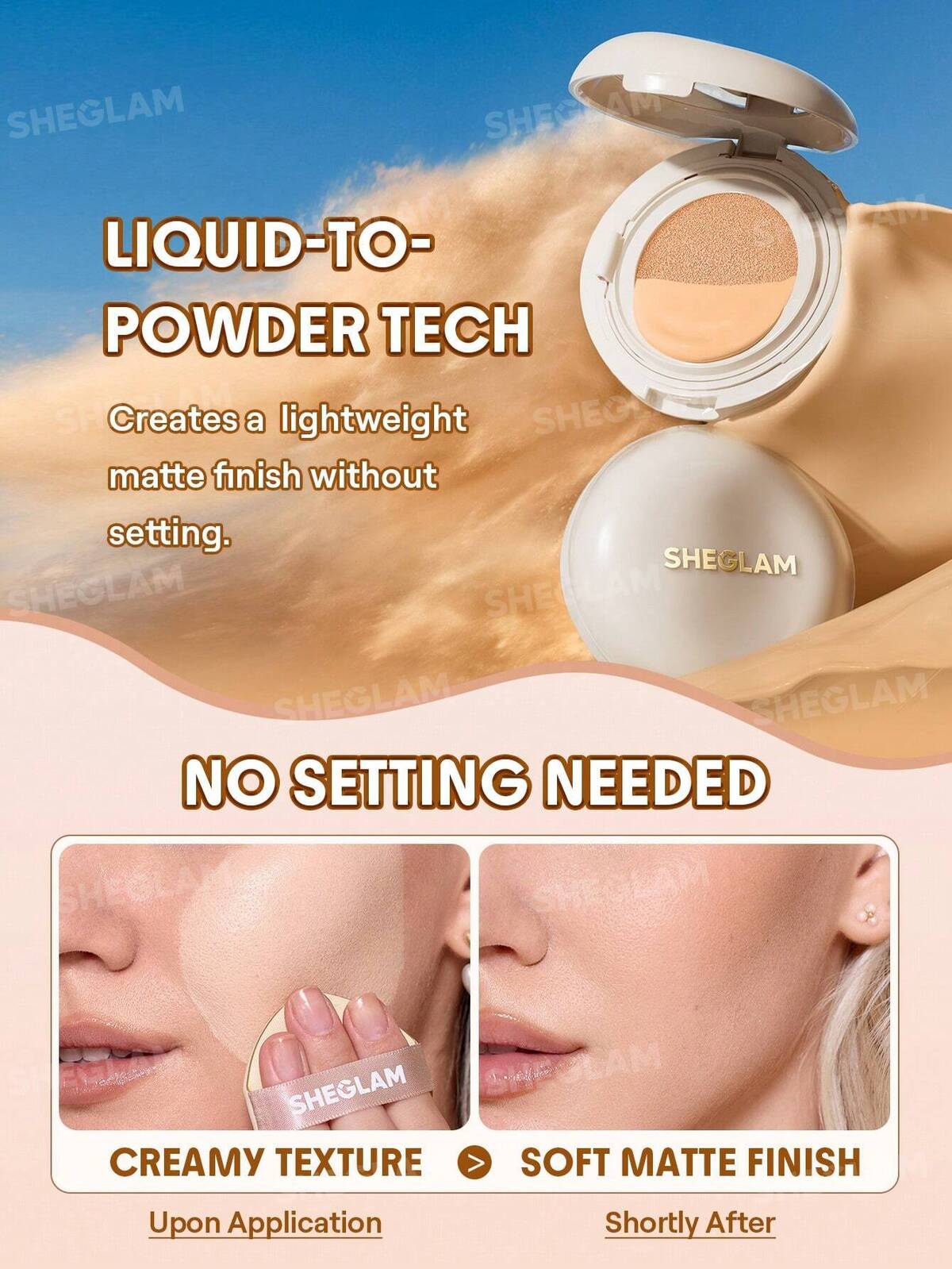 SHEGLAM- Base Cushion foundation