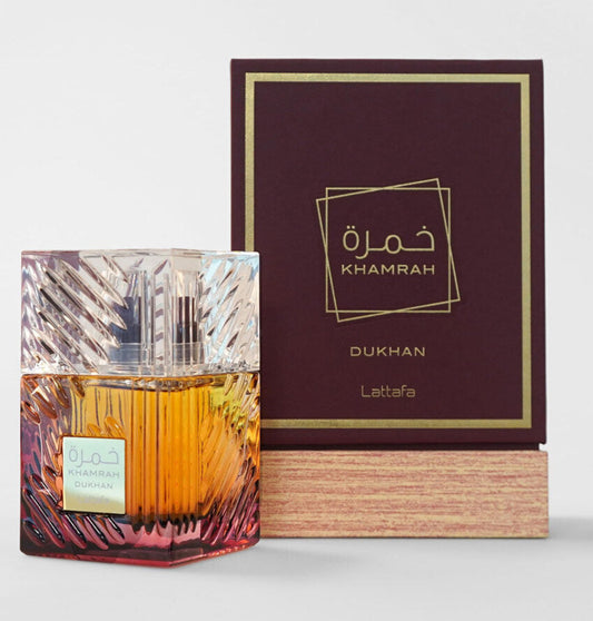 LATTAFA- Khamrah Dukhan 3.4 Oz Edp. UNISEX