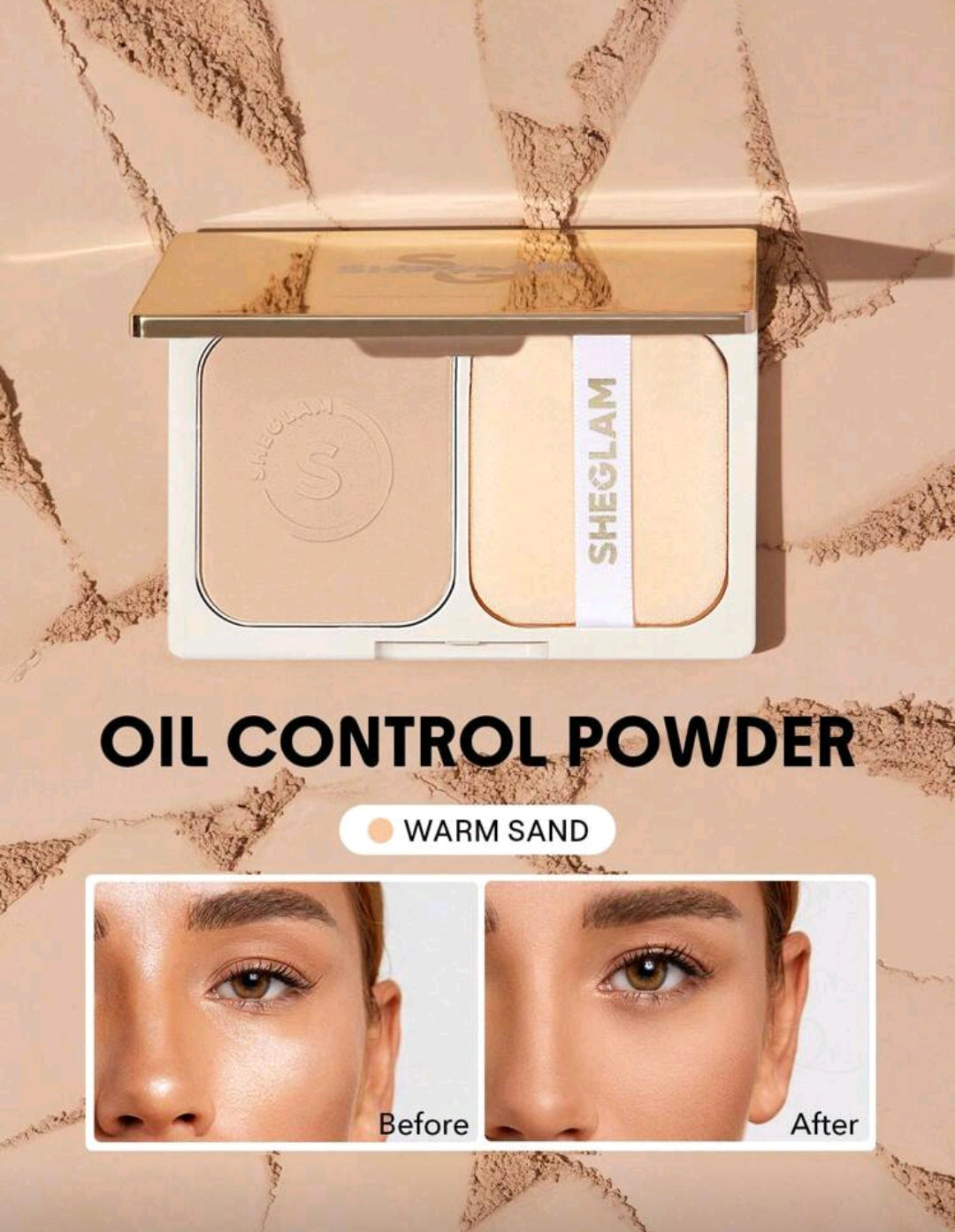 SHEGLAM- Polvo	Oil control powder